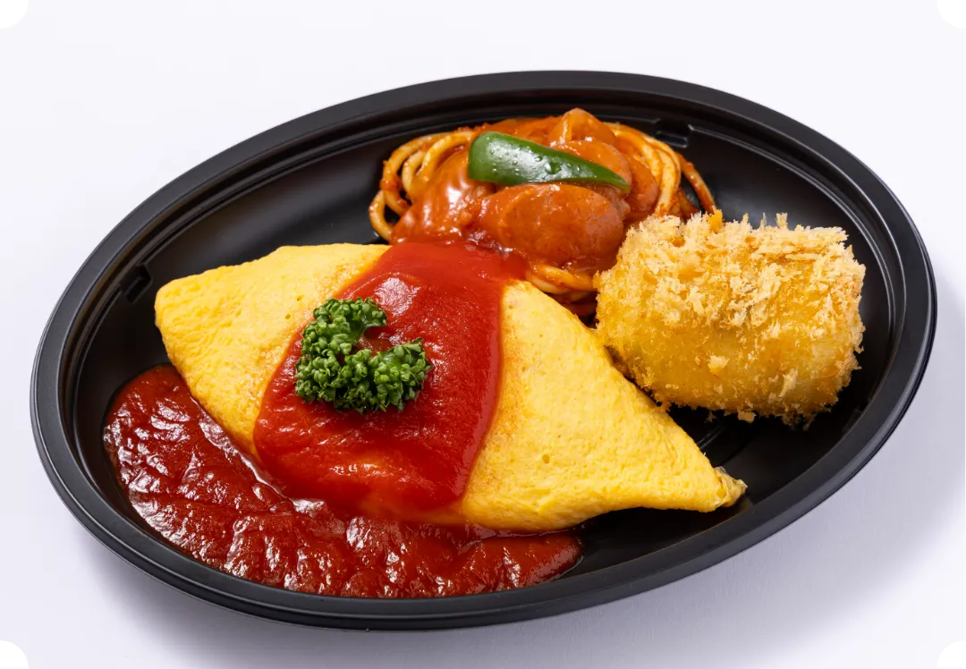 東京ロケット 昔ながらのオムライス&クリームコロッケ