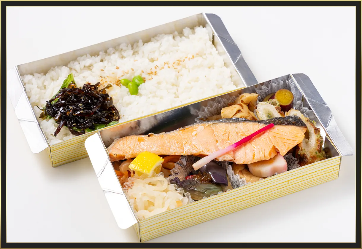 京香 【1メイン】銀鮭西京漬け2段弁当