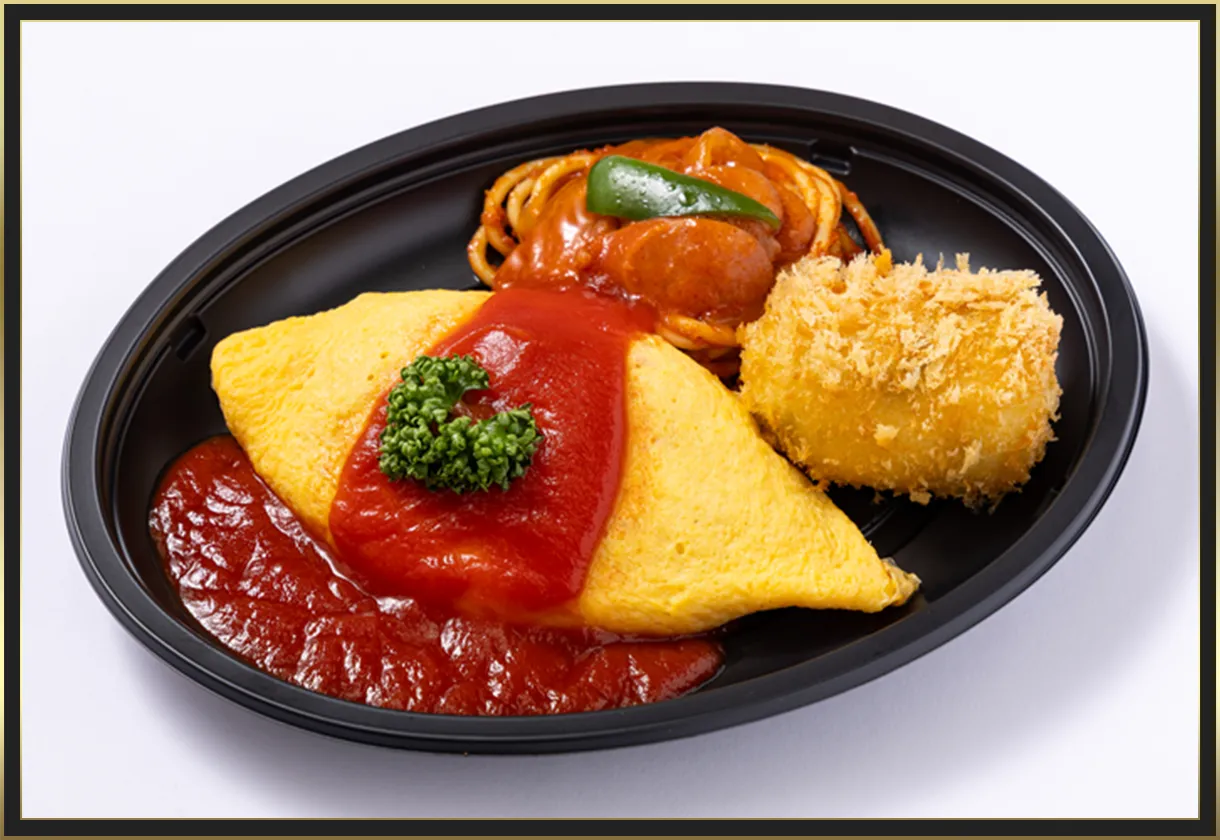 東京ロケット 昔ながらのオムライス&クリームコロッケ